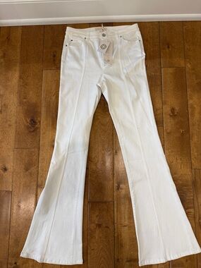 Etcetera White Flare Jeans
